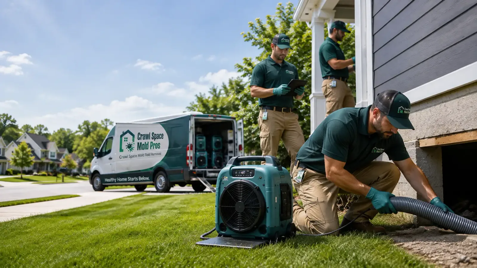 Crawl Space Mold Removal in North Truro, MA